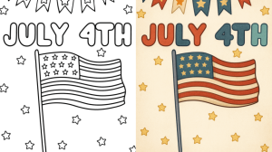 4th of july coloring pages