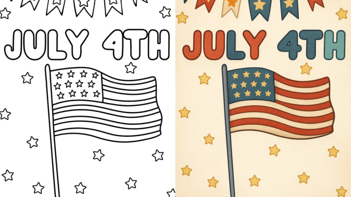 4th of july coloring pages