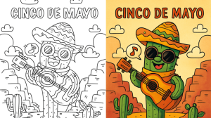cinco de mayo coloring pages