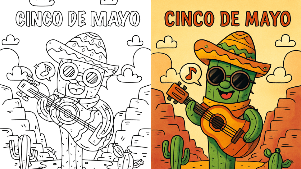 cinco de mayo coloring pages