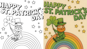 st patricks day coloring pages