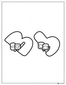 Alphabet Lore Bb Coloring Page
