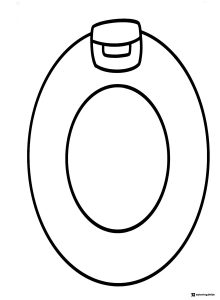 Alphabet Lore O Coloring Sheet