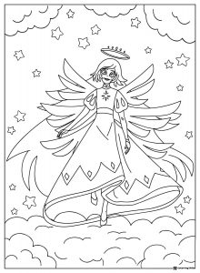 Charlie Morningstar Angelic Coloring Page