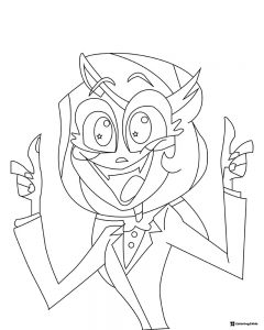 Charlie Morningstar Coloring Page Cheering