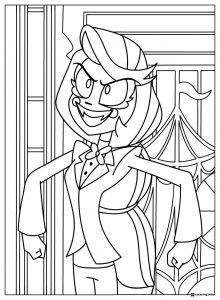 Charlie Morningstar Standing Proud Coloring Page