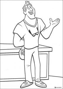 Dentist Philip Sherman Coloring Page