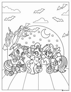 Halloween My Little Pony trick or treating
