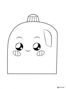 LankyBox Foxy Coloring Sheet
