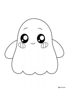 LankyBox Ghosty Coloring Page