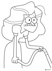 Lazy Susan Coloring Page