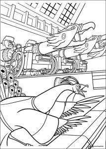 Lord Shens army with canons Coloring Page