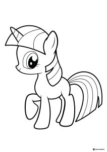 My Little Pony Twilight Sparkle coloring page