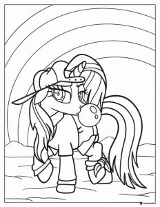 My Little Pony Twilight Sparkle with bubblegum coloring