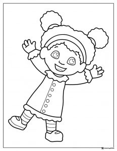 O the Owl from Daniel Tigers Neighborhood coloring page