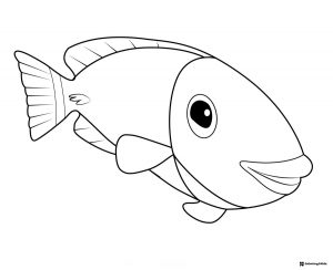 Octonauts Fish Coloring Sheet