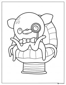Octonauts Inkling in Shell Coloring Page