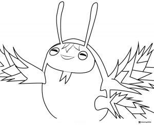 Octonauts Sea Bunny creature coloring page