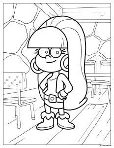 Pacifica Northwest Coloring Page in a room