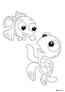 Tad and Squirt Coloring Page