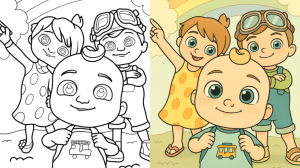 cocomelon coloring pages