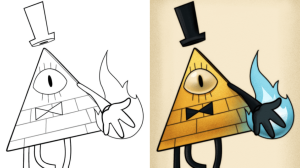 gravity falls coloring pages