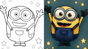 minion coloring page