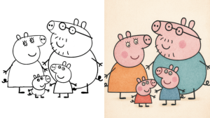 peppa pig coloring pages