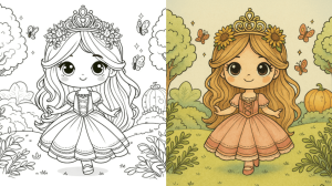 princess coloring pages