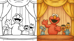 sesame street coloring pages