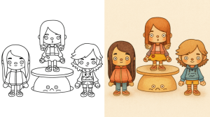 toca boca coloring pages